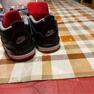 Nike Kids Black and Red Sneakers